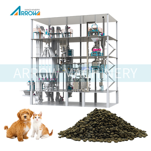 Línea de Producción de Alimentos para Mascotas de Gran Capacidad Industrial, Máquina Extrusora de Croquetas y Pellets con Bomba de Motor Controlada por PLC Automática, 380V - Product Image 2