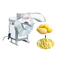 2024 Kleine gemotoriseerde friet- en groente-/fruitstripsnijmachine met lange levensduur