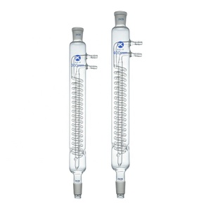 Vetreria di laboratorio 300 millimetri boro 3.3 laboratorio Condensatore reflusso con a spirale tubo interno a terra standard bocca - Product Image 1