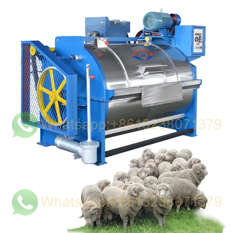 Peralatan untuk mencuci wol domba mesin pembersih wol mesin pemrosesan wol