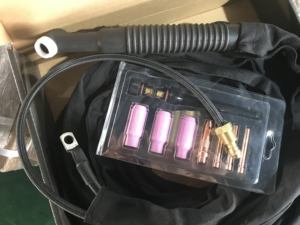 Torche à tête flexible refroidie par air WP-26FV avec valve et poignée, pistolet <span class=keywords><strong>TIG</strong></span> avec tous les accessoires - Product Image 2