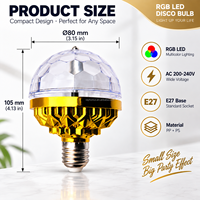 Ampoule LED RGB E27 à rotation automatique, lumière de fête, 220V, boule magique colorée pour KTV, DJ, club, maison, fête de Noël