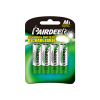 Batería Recargable Ni-MH AA de 1.5v, 2000mAh, No.5 HR6, para Cámaras Digitales, Marca Pairdeer, Mejor Precio, Directamente de Fábrica, OEM