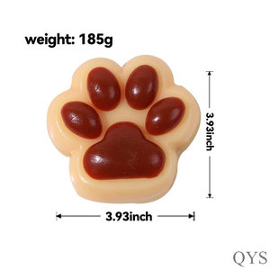 QYS Squishy Pata de Gato Gigante Juguete Antiestrés TPR Regalo Lindo para Niñas y Niños - Product Image 3