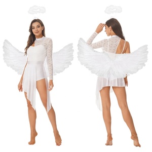 Vestidos de chifón para mujer, estilo estándar, para baile de salón, actuaciones en escenario, fiestas, Navidad, disfraces, carnaval - Product Image 2