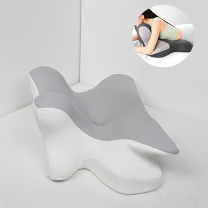 Bantal Ergonomis Busa Memori Anti-Statis MAIDISHI WJ-2138 Bahan Polyester/Katun, Dapat Disesuaikan, Dapat Dilepas, Dapat Dicuci, untuk Leher dan Dagu - Product Image 1