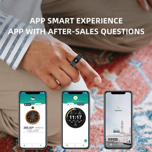 QB708 personalizado inteligente Tasbeeh anillo contador de dedo electrónico musulmán anillo contador Digital Azan despertador inteligente Tasbih anillo - Product Image 4