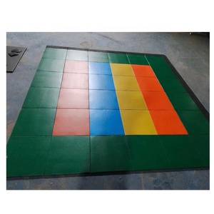 Dalles de sol de gymnase en plastique et caoutchouc EPDM - Imperméables, antidérapantes, design européen, utilisation en extérieur, garantie de plus de 5 ans - Product Image 4