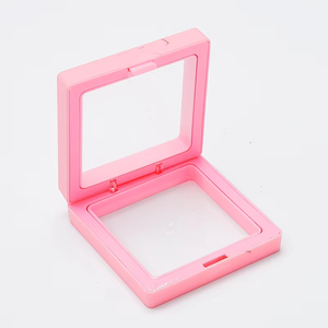 Luxury Colorful Dustproof Packaging Magnetic Closure Embossed Printing Floating Frame Jewelry Gift Rectangle <b>Box</b> Customized PE - Product Image 3