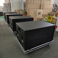 Système de sonorisation professionnel passif Line Array 9007A avec double caisson de basses de 21 pouces pour concerts en extérieur et scènes