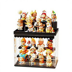 Boîte de présentation en acrylique empilable haute transparence avec fermeture magnétique pour figurines et <span class=keywords><strong>organisateur</strong></span> de vitrine pour jouets de collection - Product Image 5