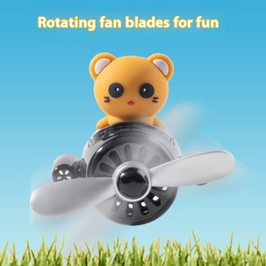 Petit Ours Moderne Mignon Avion <span class=keywords><strong>Volant</strong></span> Décoration de Ventilation de Voiture 3 Pièces Comprimés de Parfum Inclus Clip de Désodorisant de Voiture d'Aromathérapie - Product Image 5