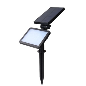 Solar SMD IP65 LED Jardín al aire libre 10W 20W 50W 100W Luz de césped con batería de litio Material ABS Instalación de enchufe de tierra fácil - Product Image 1