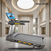 Tapis roulant commercial haute performance avec écran LCD, équipement de gym MND Fitness, machine de course pour salle de sport d'hôtel 5 étoiles, longue durée de vie