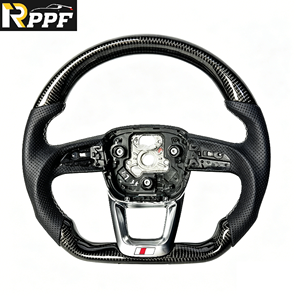Volant en fibre de carbone professionnel à <span class=keywords><strong>prix</strong></span> réduit Rppf, en promotion, pour <span class=keywords><strong>Audi</strong></span> A4 Q3 Q5 Q7 Q8 <span class=keywords><strong>RSQ7</strong></span> RSQ8 SQ8 SQ7 SQ5 S7 RS6 - Product Image 1