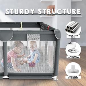 Recinto Protettivo Luminoso per Bambini, Barriera di Sicurezza per Neonati, Recinzione per Bambini, Box per Bambini per Interni, Parco Giochi per Neonati - Product Image 5