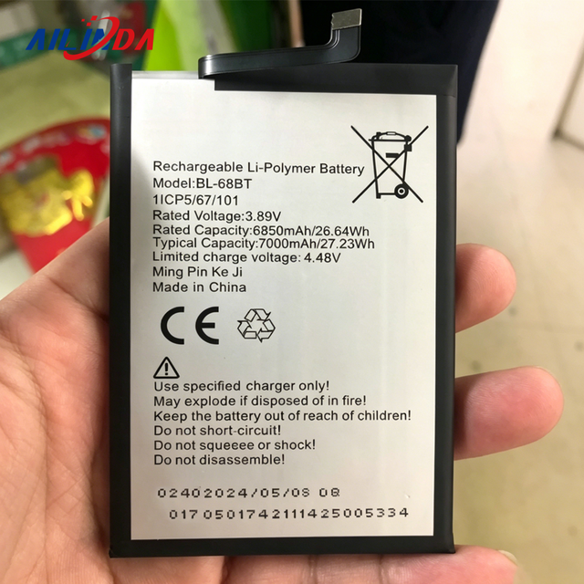 7000mAh BL-68BT New Phone Battery for Tecno Pova Neo 2/LG6n Neo 3/LH6n 6 Neo/LI6 Replacement Lithium-ion Battery