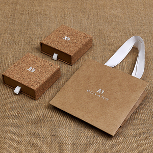 Thân thiện với môi giấy sang trọng hộp đồ trang sức nhỏ Hộp quà tặng bao bì cho đồ trang sức nhẫn tùy chỉnh trang sức hiển thị hộp - Product Image 6