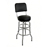 Tabouret de bar vintage personnalisable OEM ODM, hauteur comptoir, structure solide, siège rembourré pour restaurant, café, bar à domicile, pub