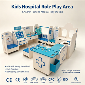 Áreas de Juego de Madera para Niños al por Mayor, Diseño Modular con Certificación CE para Niños de 3 a 8 Años, Fabricadas en China - Product Image 1