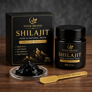 Premium Wild <b>Himalayan</b> <b>Shilajit</b> Resin 100% Pure Natural Mineral Extract High Fulvic Acid Lab Tested Authentic Herbal Extract - Product Image 1