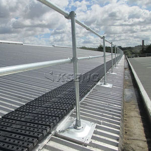 Barandilla de seguridad para techo, protección de bordes, pasamanos, sistema de barandilla para techo con puerta de seguridad para techos corrugados - Product Image 2