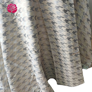 <span class=keywords><strong>Nappe</strong></span> Jacquard Tissée Robuste Longue jusqu'au Sol B008-120 avec Taille Personnalisée et Logo Gris - Product Image 5