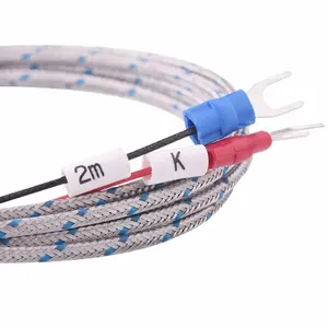 अनुकूलित K जम्मू ई एस आर टी PT100 सेवानिवृत्त 0-400c thermocouple तापमान सेंसर के लिए ग्रीन हाउस