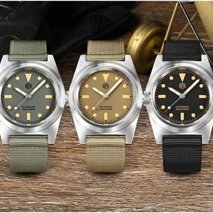 Reloj de Piloto San Martin SN029-G-C, Relojes Mecánicos Automáticos para Hombre, Estilo Vintage, Luminoso, 20 Bar - Product Image 2