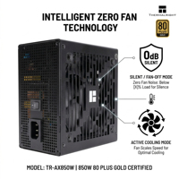 Gaming PC için Thermalright AX1000 1000W Güç Kaynağı 80+ Gold Tam Modüler PSU Hazır Stok