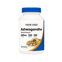 Capsules d'Ashwagandha personnalisées OEM Suppléments d'herbes pour adultes Suppléments diététiques de soutien au stress et à l'humeur