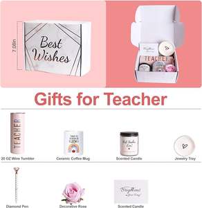 Regalos para Maestras, Vaso Térmico para Mujer, Ideas <span class=keywords><strong>de</strong></span> Regalos Únicas - Caja <span class=keywords><strong>de</strong></span> Regalo con Calcetines Divertidos para Regalos <span class=keywords><strong>de</strong></span> <span class=keywords><strong>Navidad</strong></span> - Product Image 2