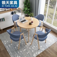 Mobilier de bureau moderne XTHYZ-071 Ensemble bureau et chaise de conférence en bois pour réunion et réunion Escritorio Mesa De Reuniones