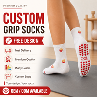 Chaussettes de yoga antidérapantes pour femmes, respirantes, en coton tricoté, chaussettes de pilates, fabricants de chaussettes de pilates personnalisées