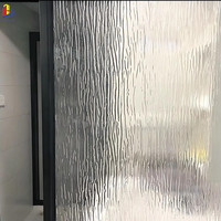 Verre laminé texturé décoratif pour cloisons - Durable et étanche pour salons, salles de bain et hôtels