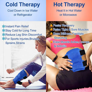 Envoltura Reutilizable de Gel Frío/Calor para Pierna, Pantorrilla, Dolor de Espinilla, Lesiones Deportivas, Alivio del Dolor, Terapia de Frío/Calor, Envolturas de Gel Frío - Product Image 5