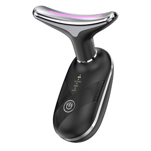 Appareil de beauté pour le visage et le cou, 3 couleurs, écran LCD, double <span class=keywords><strong>menton</strong></span>, anti-rides, masseur de levage. - Product Image 4