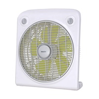 Ventilateur de refroidissement par air électrique silencieux de 12 pouces Boîte de bureau de table à 3 vitesses avec contrôle mécanique pour bureau à domicile et salon