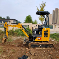 Mini-excavatrice d'occasion de marque chinoise SANY 18U, SY26U, SY35U, SY55U, mini-excavatrice sur chenilles en bon état à vendre à prix réduit