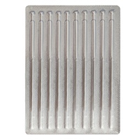 Aiguilles d'acupuncture à poignée en cuivre 100PCS sans tube de guidage à usage unique