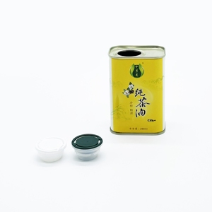 Envases Metálicos Cuadrados Vacíos para Aceite de Oliva de 250 ml - Product Image 1