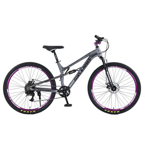 <span class=keywords><strong>VTT</strong></span> d'Usine 10/8 Vitesses Cadre en Aluminium Vélo <span class=keywords><strong>de</strong></span> Montagne 26 Pouces Amortisseur <span class=keywords><strong>de</strong></span> Descente à Double Épaule - Product Image 3