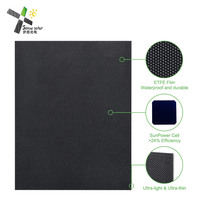 Panneau solaire mini SunPower Maxeon Cell SMT 3W 5W 10W ETFE Haute Efficacité IBC Taille Personnalisée OEM pour IoT