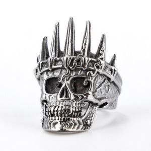 316 Edelstahl ringe für Männer Großhandel Schädel ringe liefern alle Arten von Biker Vintage Schädel ringe Wikinger Schmuck Zubehör - Product Image 2