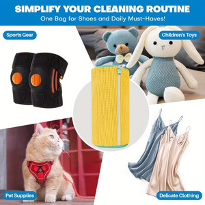 Vente en gros de nouveaux sacs à linge réutilisables et durables pour lave-linge à fermeture éclair pour chaussures - Product Image 3