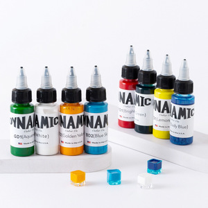 <span class=keywords><strong>Tinta</strong></span> de <span class=keywords><strong>Tatuaje</strong></span> Original 30ml 1oz Modelo DYNAMIC021 14 Colores - Product Image 4