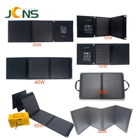 Panneau Solaire JCNS Mini Flexible Portable Extérieur Ultra-Mince ETFE Mobile Pliable 12V 100W 30W, Chargeur d'Énergie Cellulaire