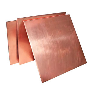 Plaque de cuivre métallique de taille A4 Feuille de cuivre métallique de taille A4 C10100 C10200 C10300 <span class=keywords><strong>C1011</strong></span> C1100 C1220 Soudure de coupe de cintrage de cathode - Product Image 1