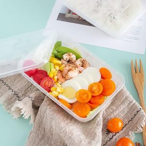 Contenants alimentaires jetables avec couvercles hermétiques, boîtes de préparation de repas, étanches, compatibles micro-ondes, lave-vaisselle et congélateur - Product Image 3