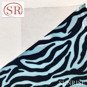Tessuto a maglia con stampa <span class=keywords><strong>animale</strong></span> in pelle zebrata in pelle sintetica morbido e confortevole per il panno - Product Image 1